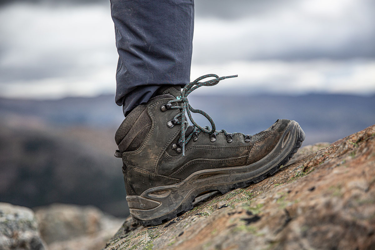 ​​Lowa Renegade GTX Mid hiking boot (closeup from side)